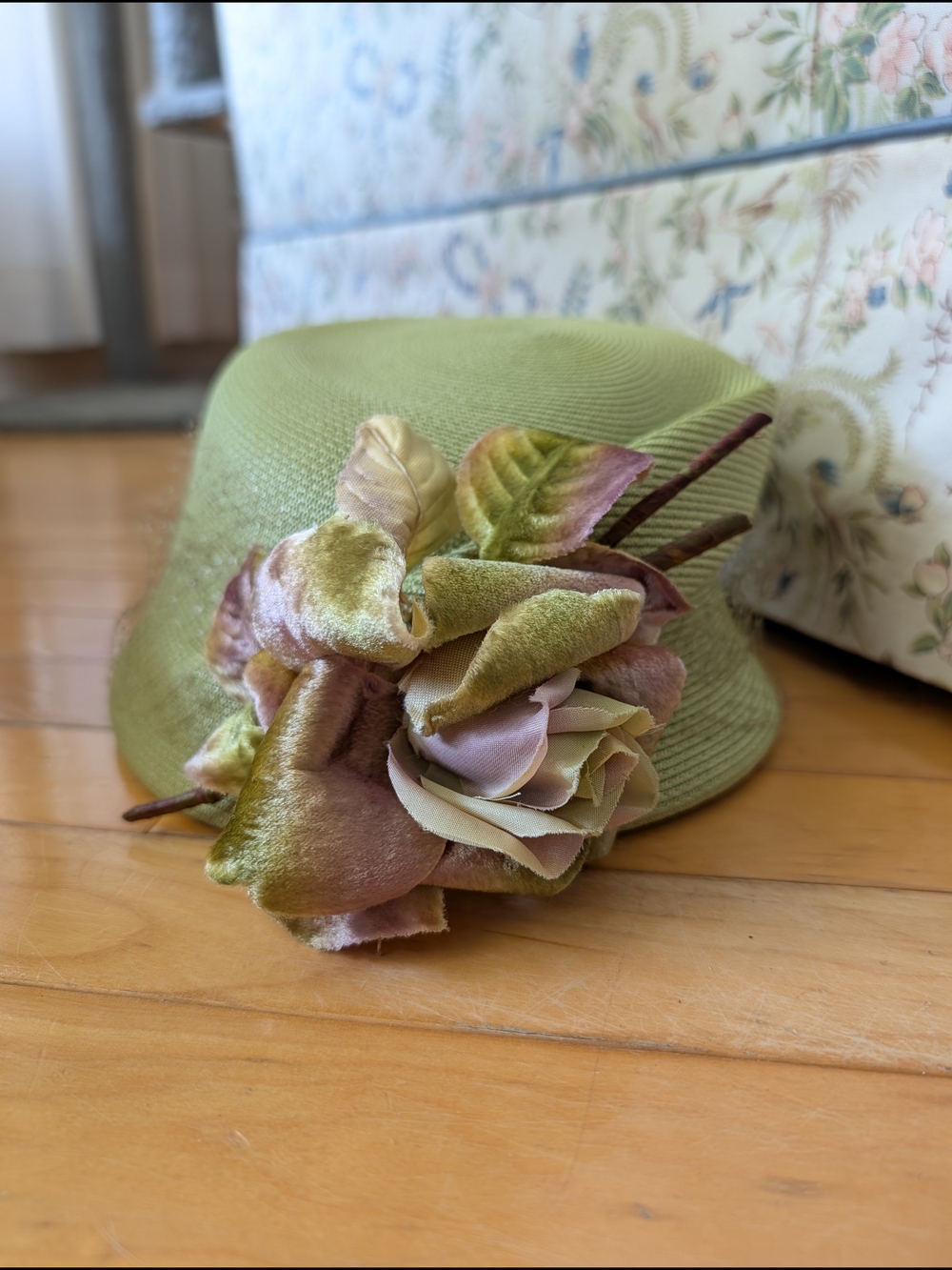 Vtg Eaton's Hat With Faux Flower - Picture 2 of 8